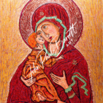 Mother and Child (The Theotokos) - print