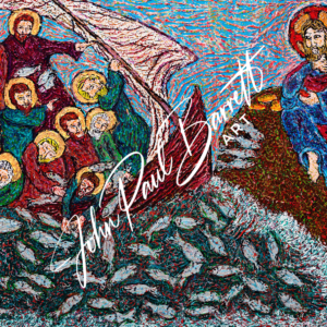 Miracle along the shore of Tiberias - original painting